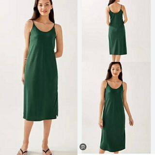 LOVE BONITO BASIC FOREST CAMI DRESS RESORTWEAR beachwear with slit