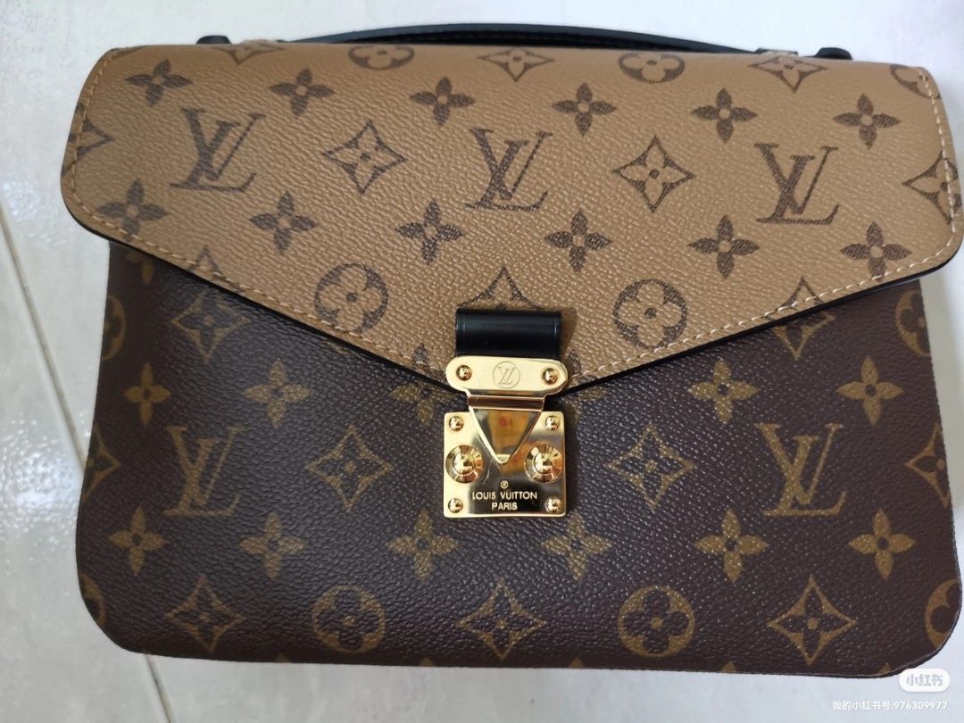 Louis Vuitton, Bags, 75 Louis Vuitton Pochette Mtis With Twilly