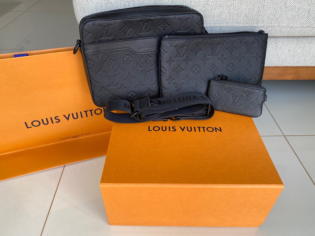 Louis Vuitton - Monogram Eclipse Trio Messenger - Shoulder - Catawiki