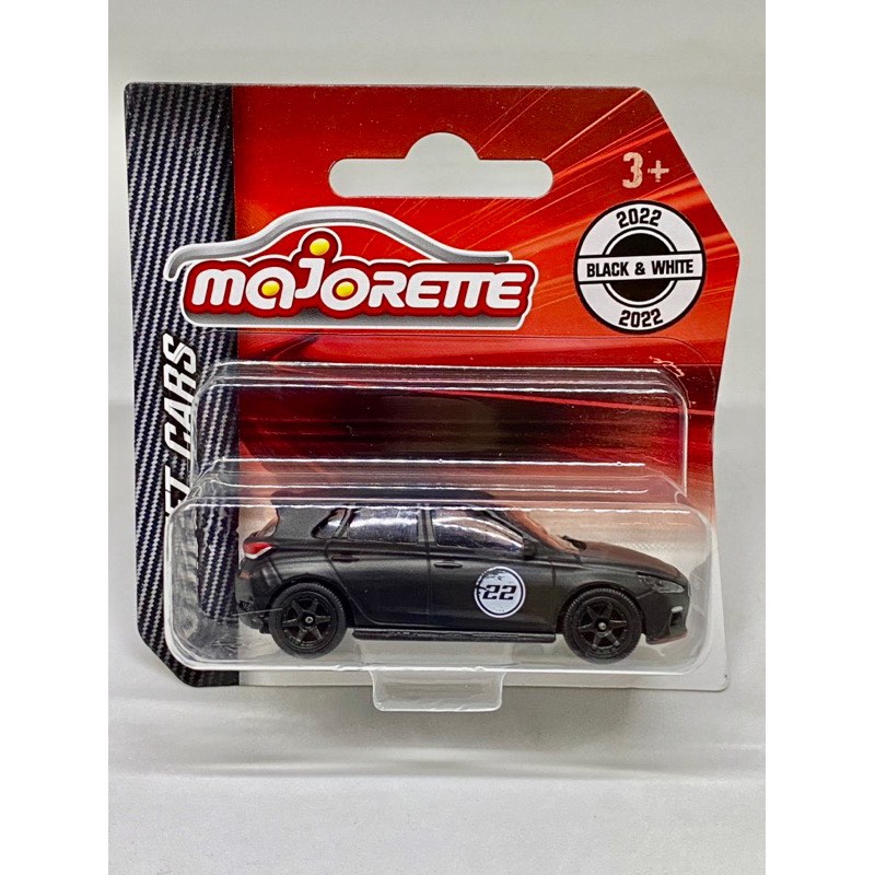 Majorette HYUNDAI I30 N Matte Black Limited Black White 2022 Edition Super Chase 1 64 Diecast Car 7cm x 2.5cm x 2cm Hotwheels Matchbox Collection Kereta Mainan Hobbies Toys Collectibles