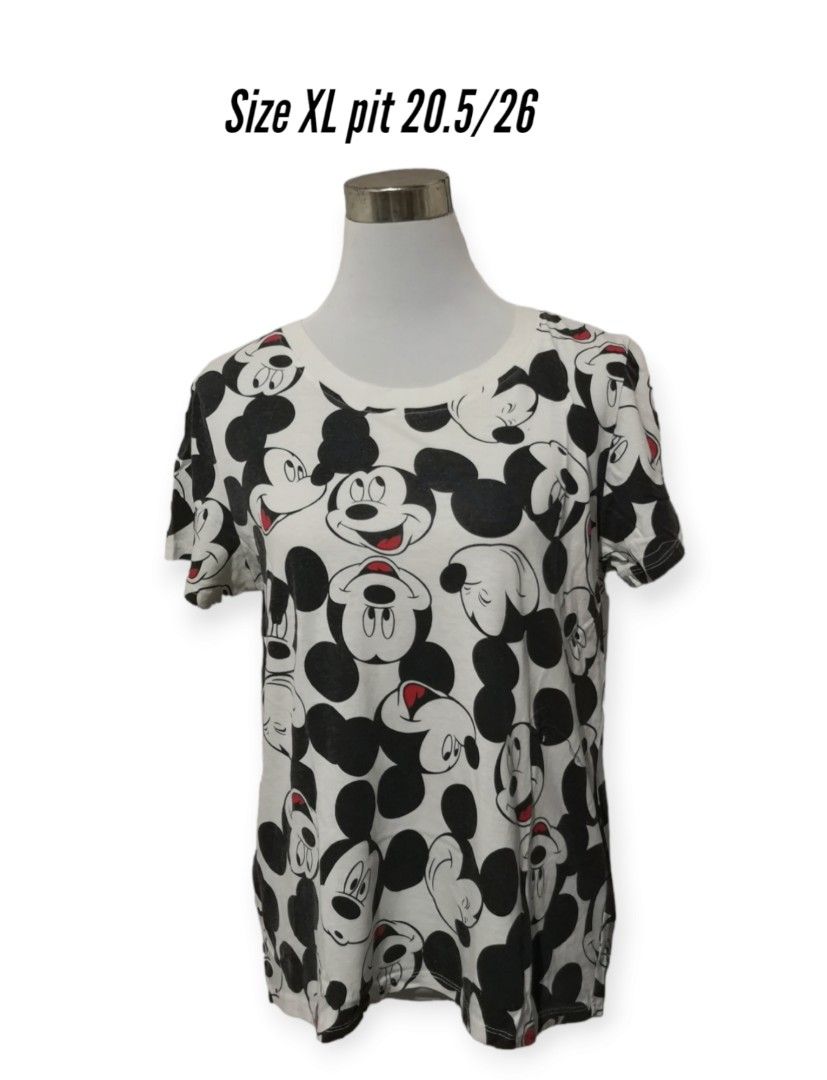 Mickey mouse tee, Women's Fashion, Tops, Shirts on Carousell