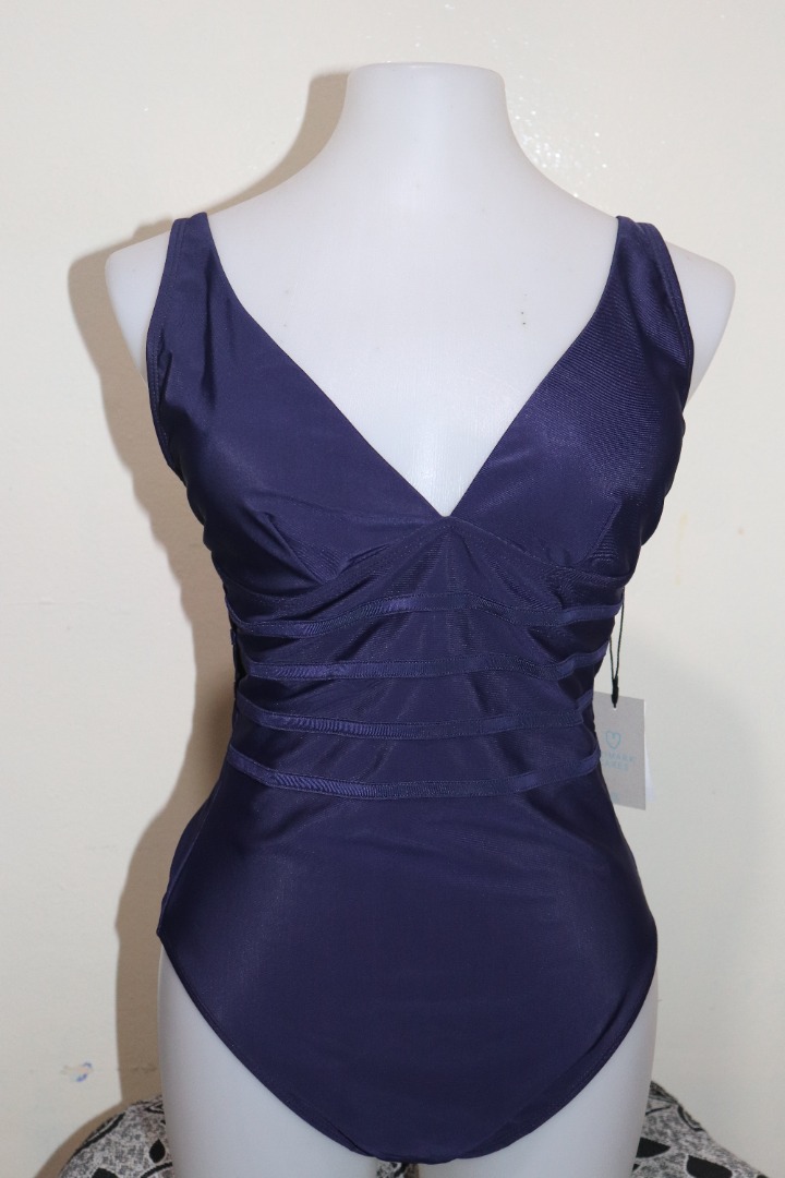Navy Blue One-Piece Swimsuit on Carousell