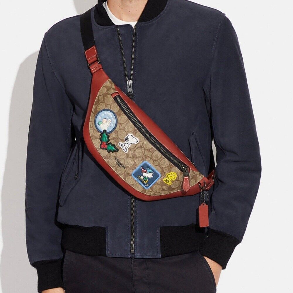 Coach flap belt bag swing outlet fanny pack crossbody classic leather