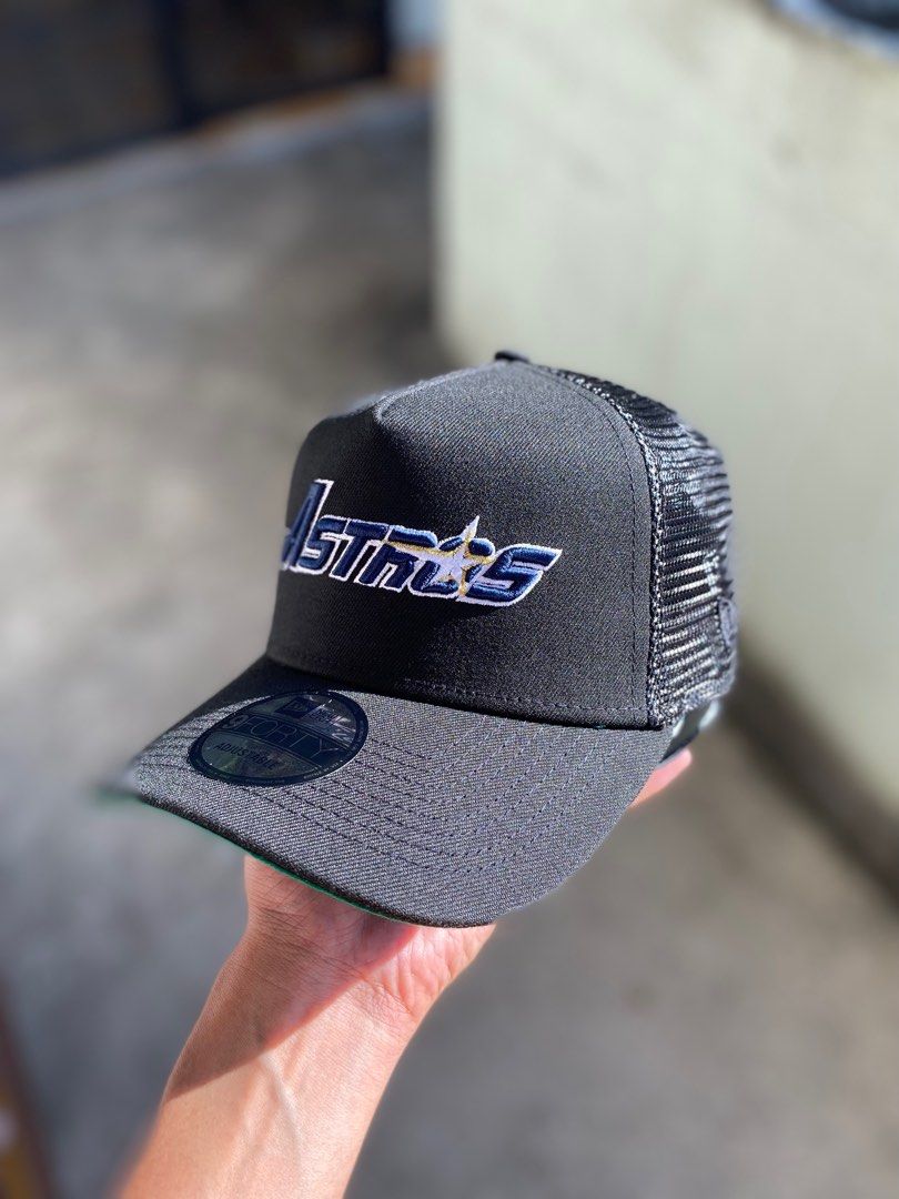 New Era Houston Astros Astrodome Black Throwback 9Forty A Frame