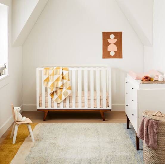 Pottery barn sales modern crib