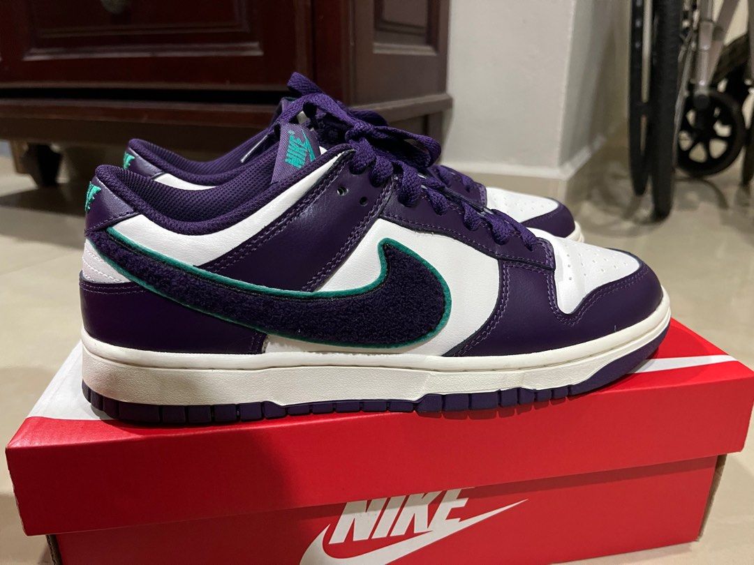 Nike Dunk Low Chenille Swoosh Men s Fashion Footwear Sneakers