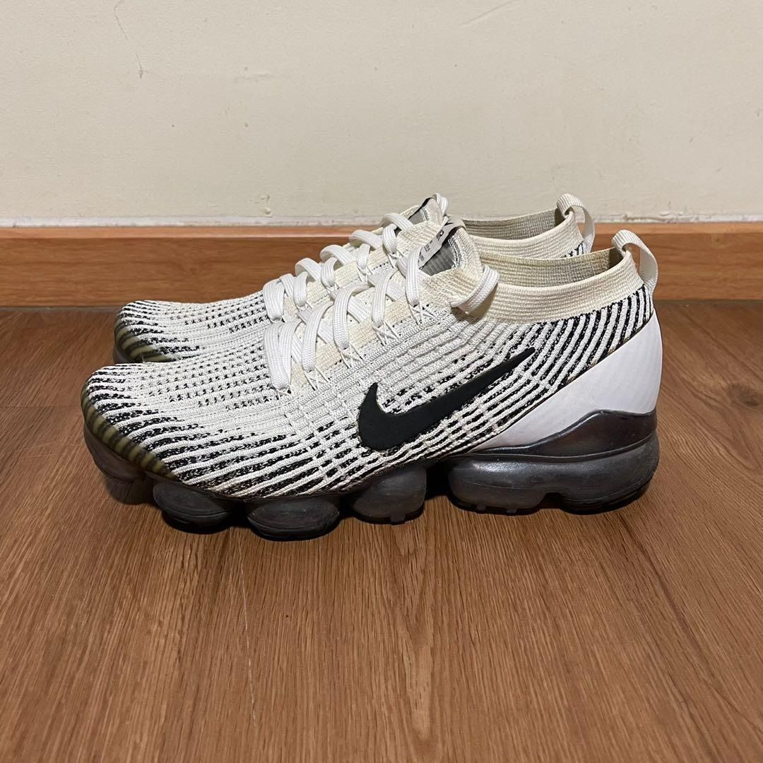 Nike VaporMax Flyknit 3 Zebra Luxury Sneakers Footwear on