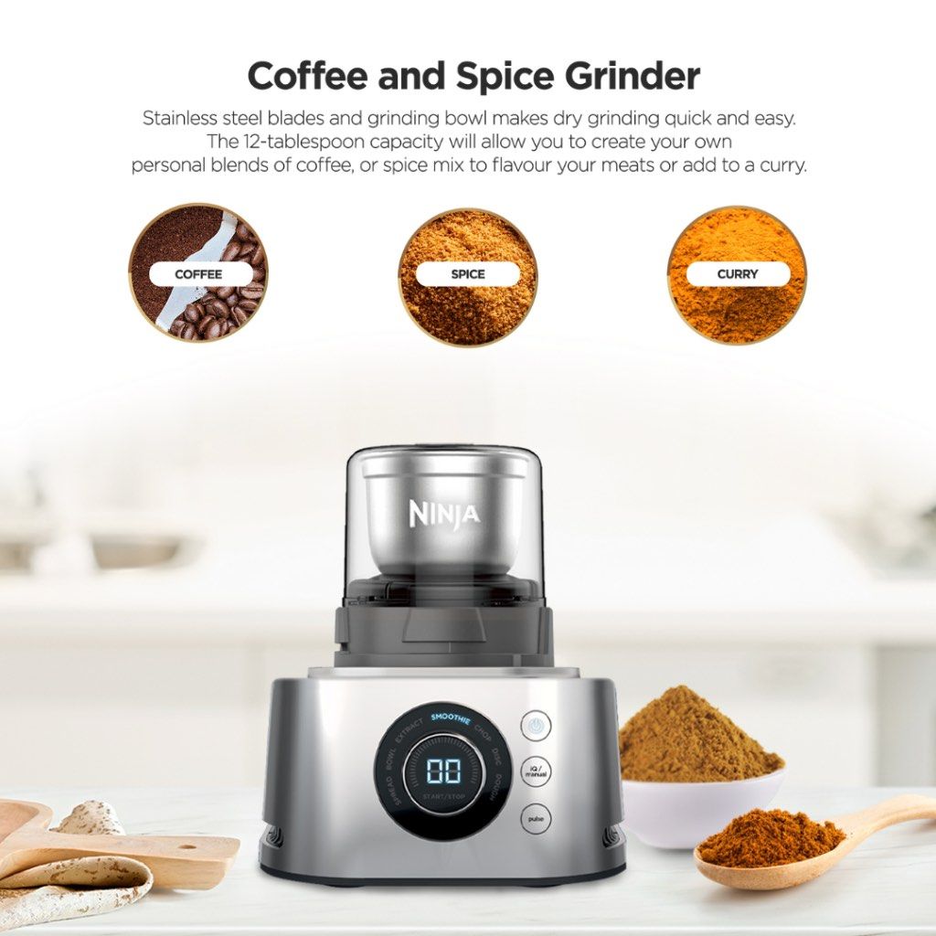 Preowned Ninja Auto IQ 12 TSP Coffee and Spice Grinder