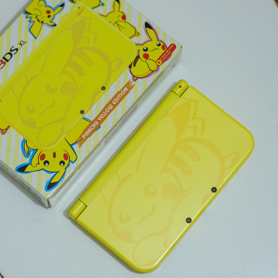 Nintendo New 3ds XL Pikachu Yellow Edition OFW fullset on Carousell