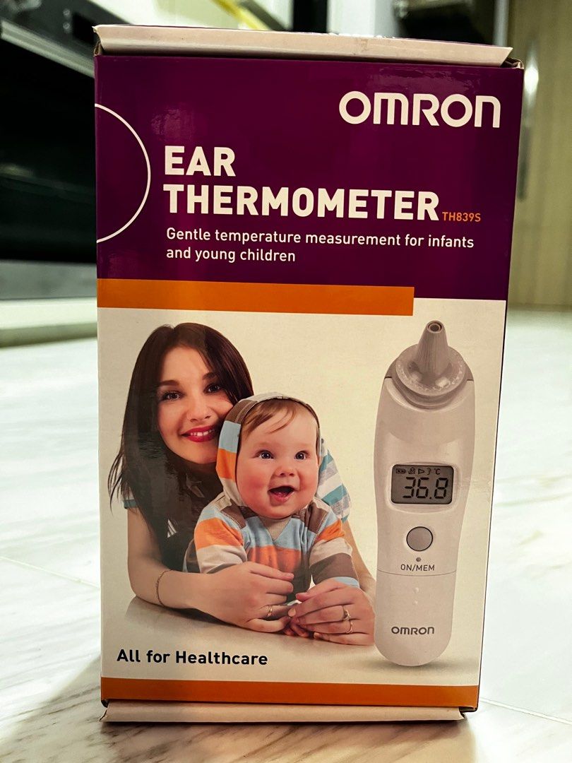 Omron Ear Thermometer, Health & Nutrition, Thermometers on Carousell
