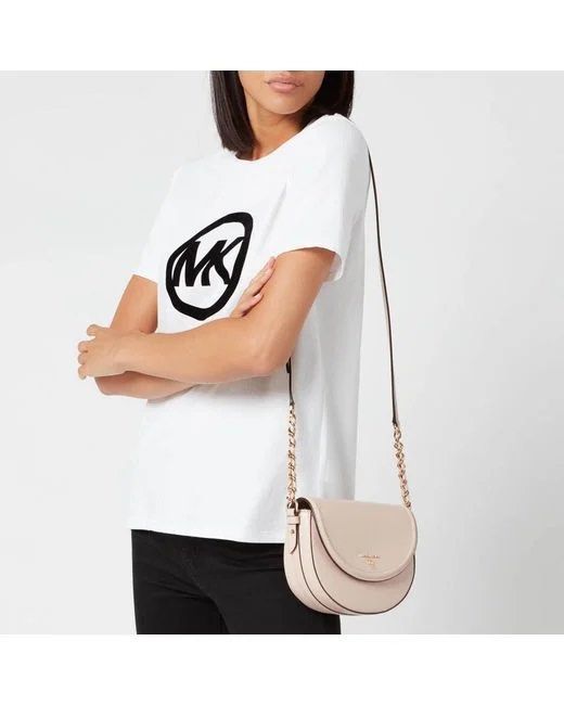 Michael kors half dome crossbody bag outlet black