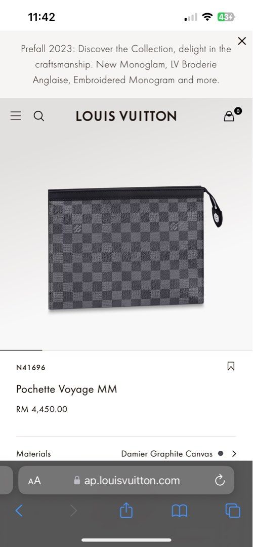 Original LV Pochette Voyage MM N41696