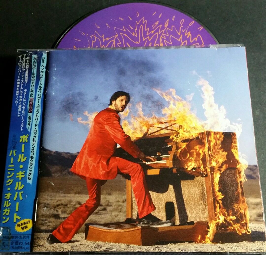 Paul Gilbert (burning organ) cd rock jap press with obi Mr big