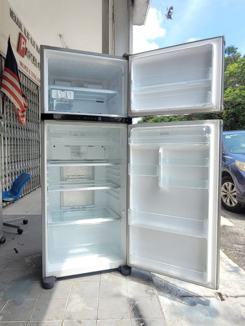 Peti sejuk peti ais fridge Sharp 473 liter, TV & Home Appliances