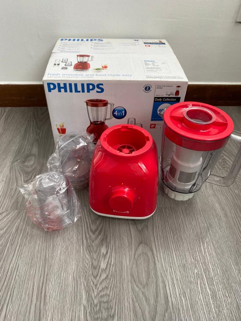 Philips 4 in 1 Blender Juicers HR2104 Daily Collection 400W, TV & Home
