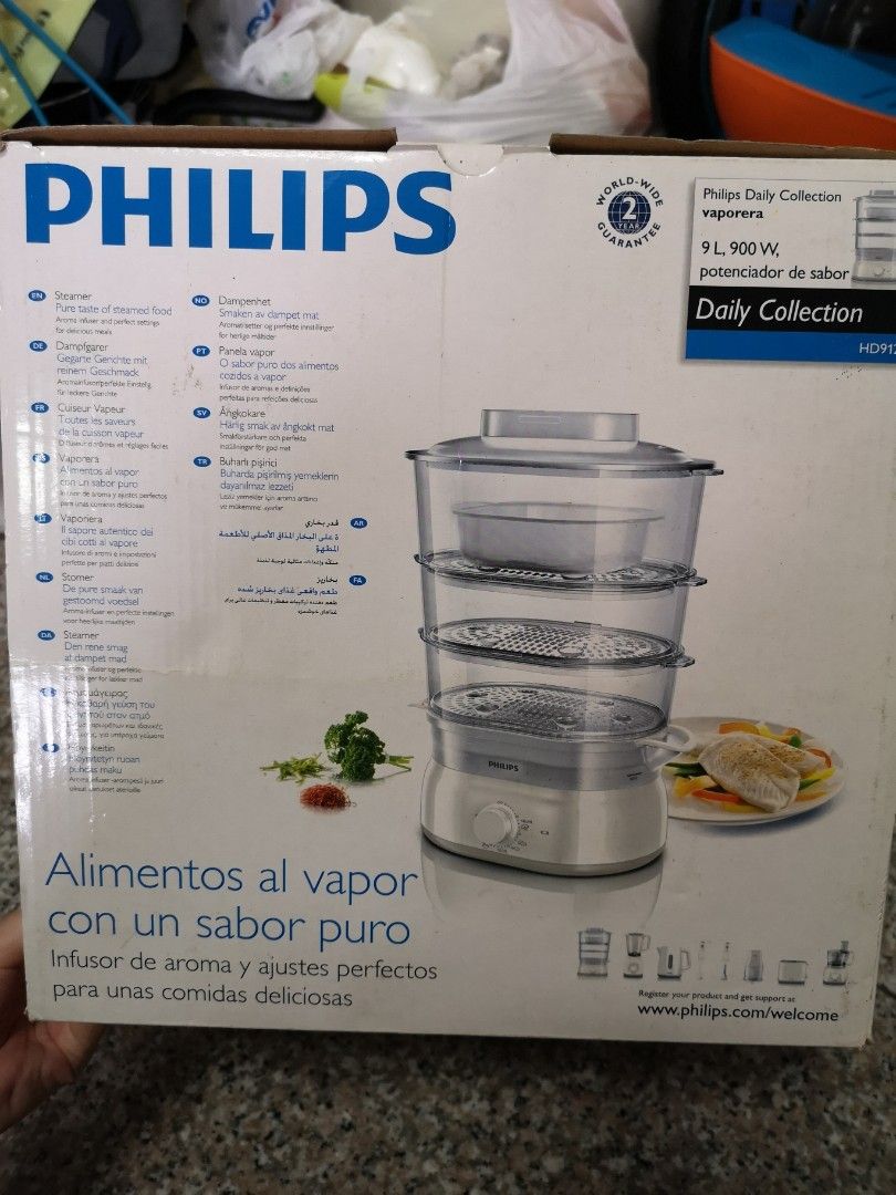 Philips Food Steamer Daily Collection HD9125, TV & Home Appliances
