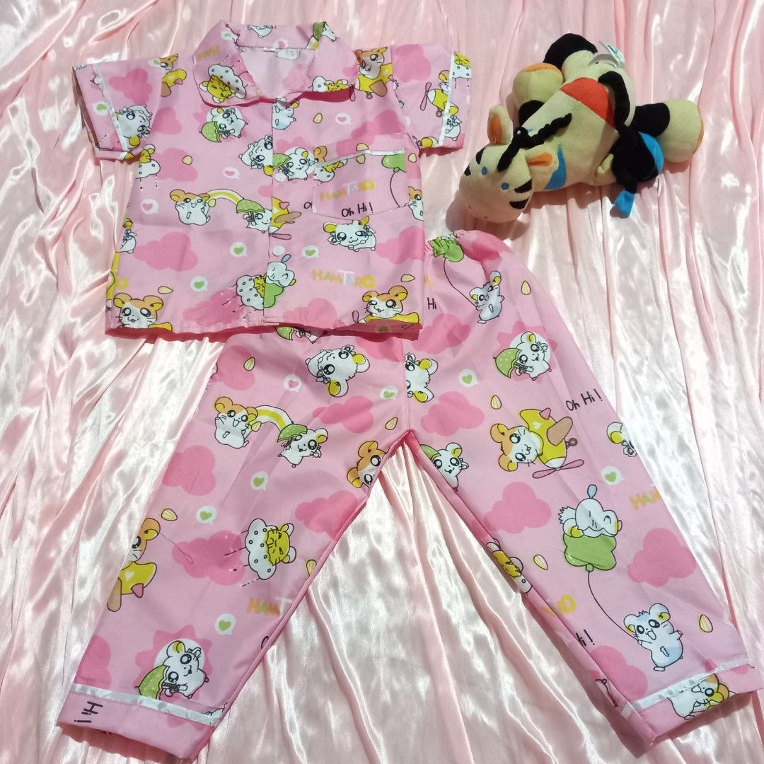 PIYAMA ANAK PINK HAMTARO Bayi Anak Baju Anak Perempuan 1 hingga 3 tahun di Carousell