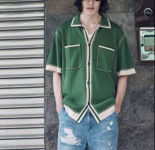 plateau studio - italian knit shirt 針織短袖襯衫