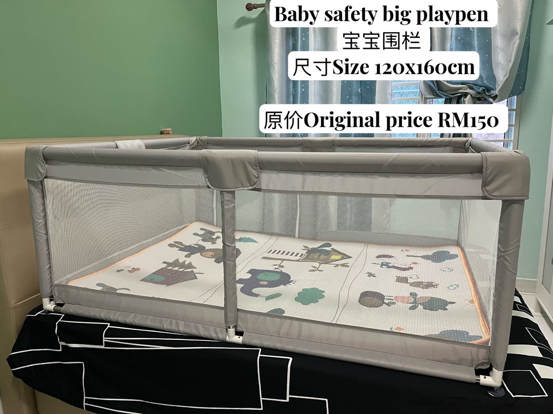 Safety Playpen Baby Night time Bed Baby cots, Babies & Kids, Baby