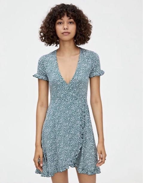 Pull and clearance bear white dress
