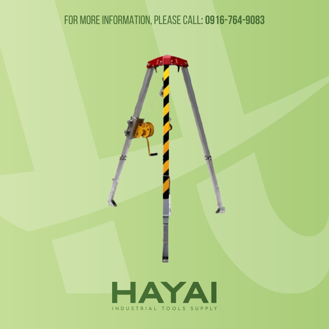 Rescue Tripod Aluminum Frame with Hand Winch on Carousell