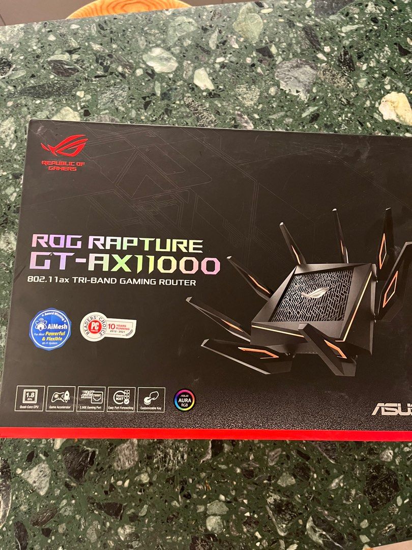 ROG Rapture GT-AX11000 Router, Computers & Tech, Parts & Accessories ...