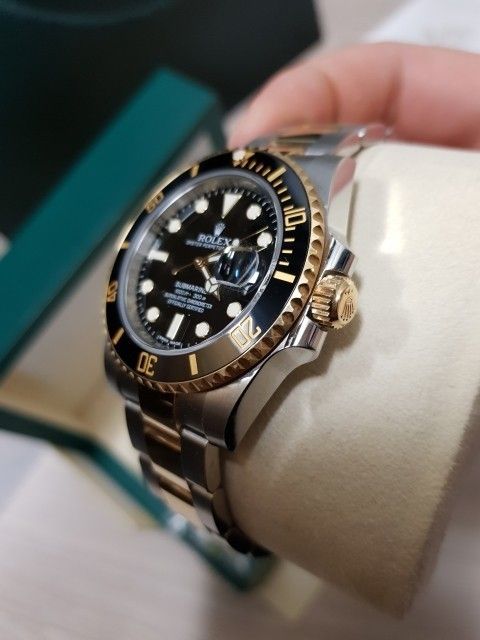 Rolex 116610 gold deals