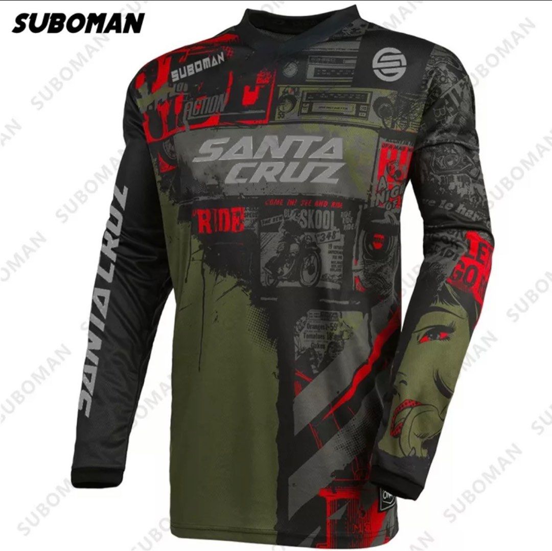 SANTA CRUZ MTB Downhill long sleeved jersey Sports Equipment