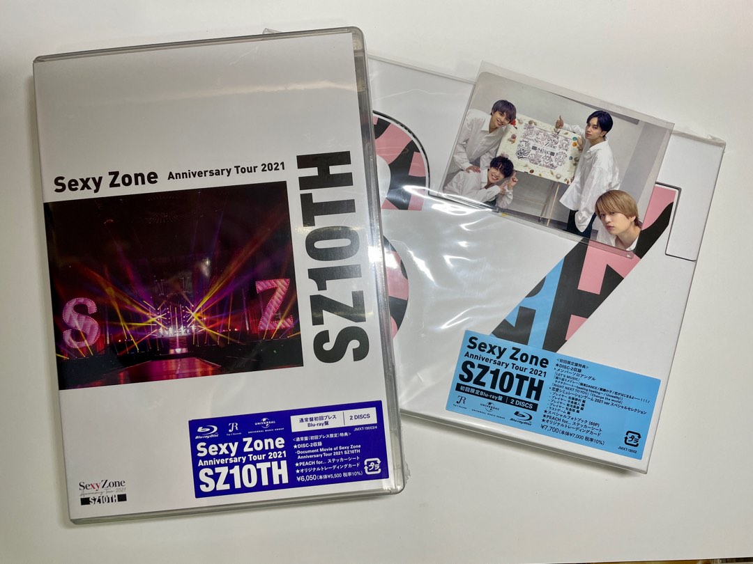 Sexyzone SZ SZ10TH演唱會初回盤通常盤Blu-ray, 興趣及遊戲, 收藏品及
