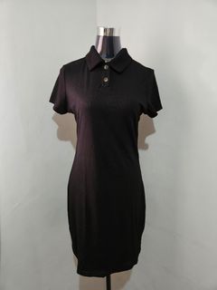 Shein Black Collar Dress