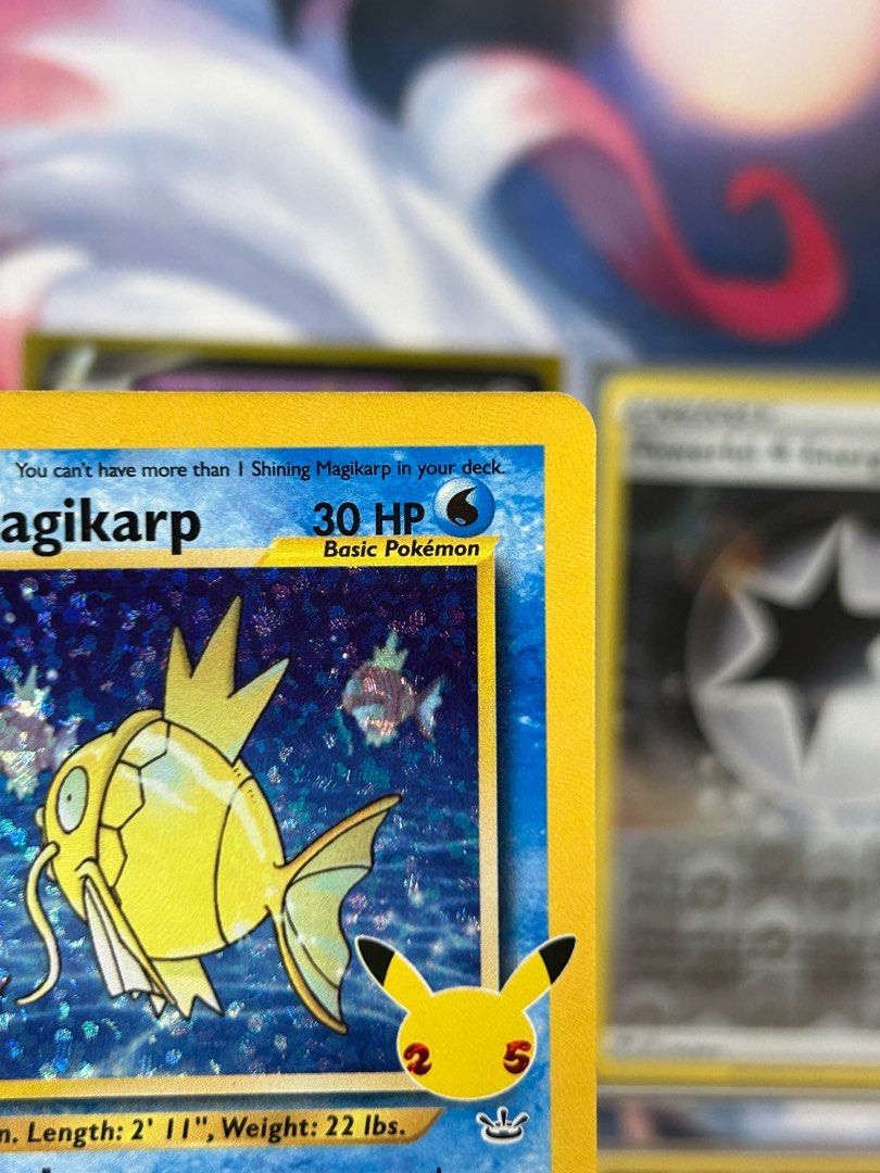 Pokémon - Carta Shining Magikarp 66/64 - Celebrations 25 Aniversario, Individual
