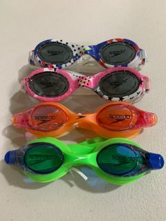 Speedo Junior Goggles - Green / Orange / Pink / Blue