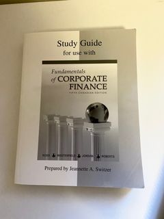 Study guide/ textbook