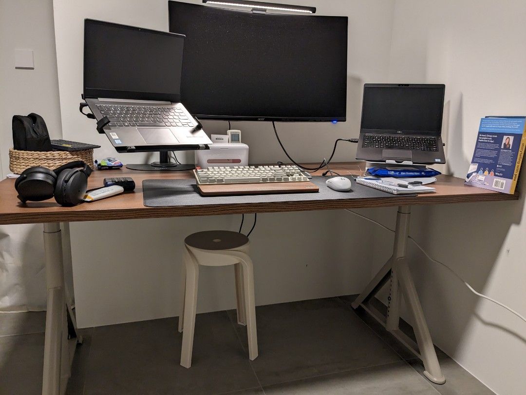 Study Table (Category: Tables & Sets) located in Singapore. Submitted by mrnoo (Listing ID 1233316686, Image 2). Description: IKEA desktop 160cmx80cm retail at $660 selling at $550 shipping arranged and paid by me..
