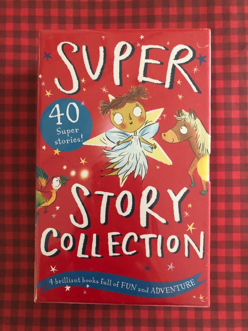 Super Story Collection 40 Super Stories in 4 Books Set, 興趣及遊戲, 書本 & 文具