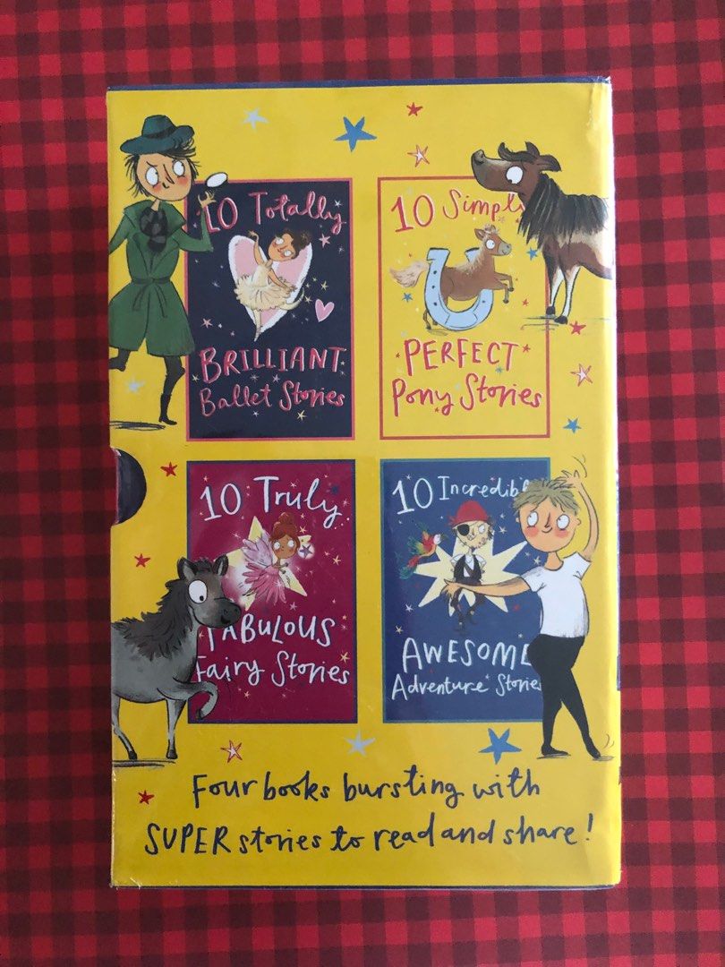 Super Story Collection 40 Super Stories in 4 Books Set, 興趣及遊戲, 書本 & 文具