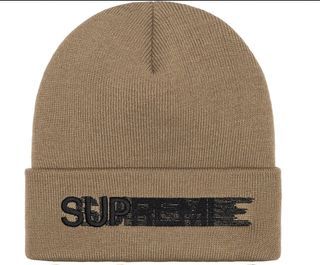Supreme motion logo beanie bright blue OS SS23 week for Sale in