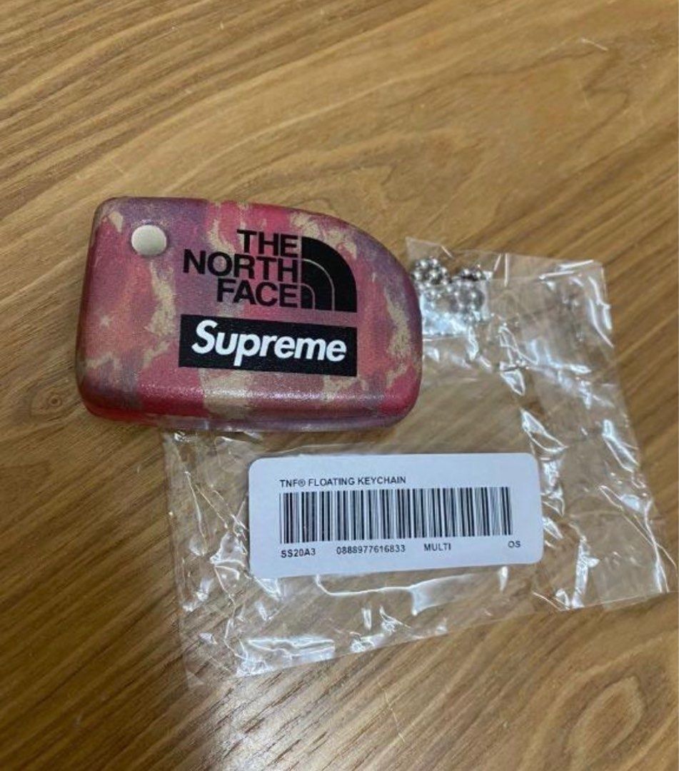 Supreme the north face SS20 floating keychain 鎖匙扣, 興趣及遊戲