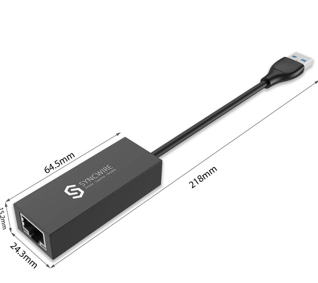 Syncwire USB to Adapter USB 3.0 to RJ45 Gigabit