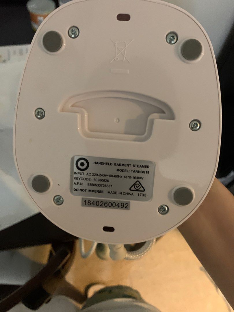 Handheld garment shop steamer target