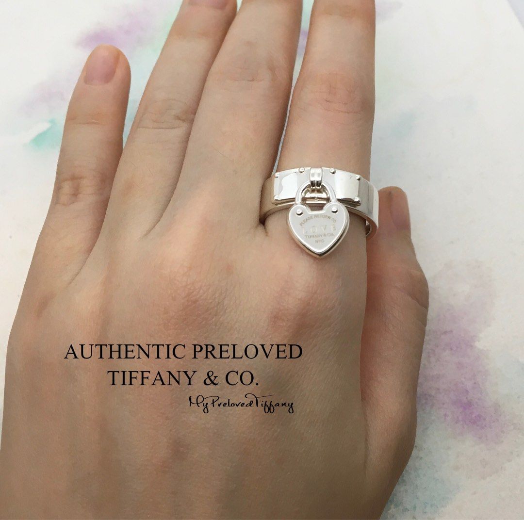 Tiffany ring on sale heart tag