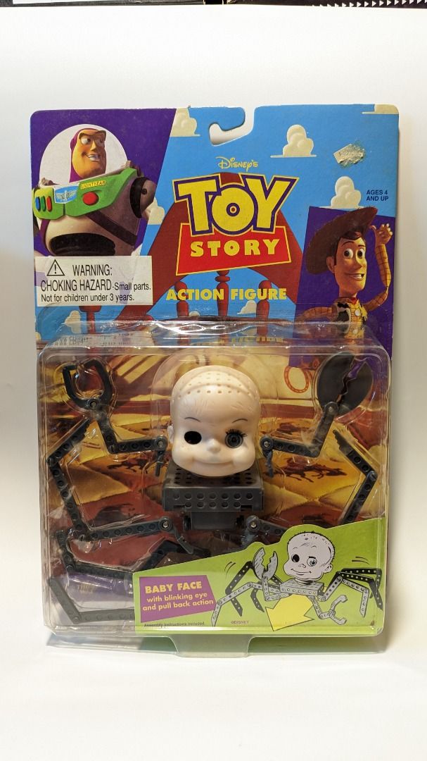 Toy Story Baby Face with Blinking Eye and Pull Back Action
