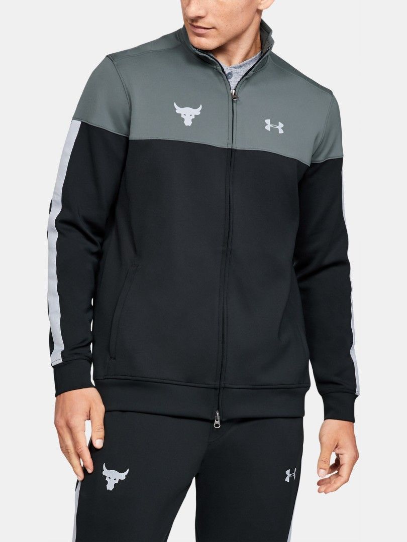 Tracktop Under Armour Project Rock Track Jacket Zipper Sweatshirt
