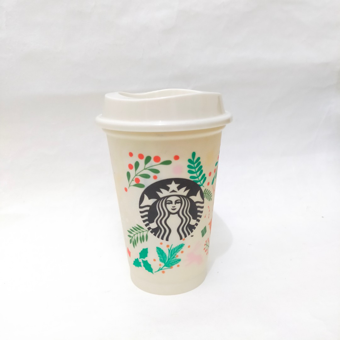 Tumbler Starbucks Coffee Beans Limited Edition Christmas New Year 2018 Wreath Mermaid Clearance