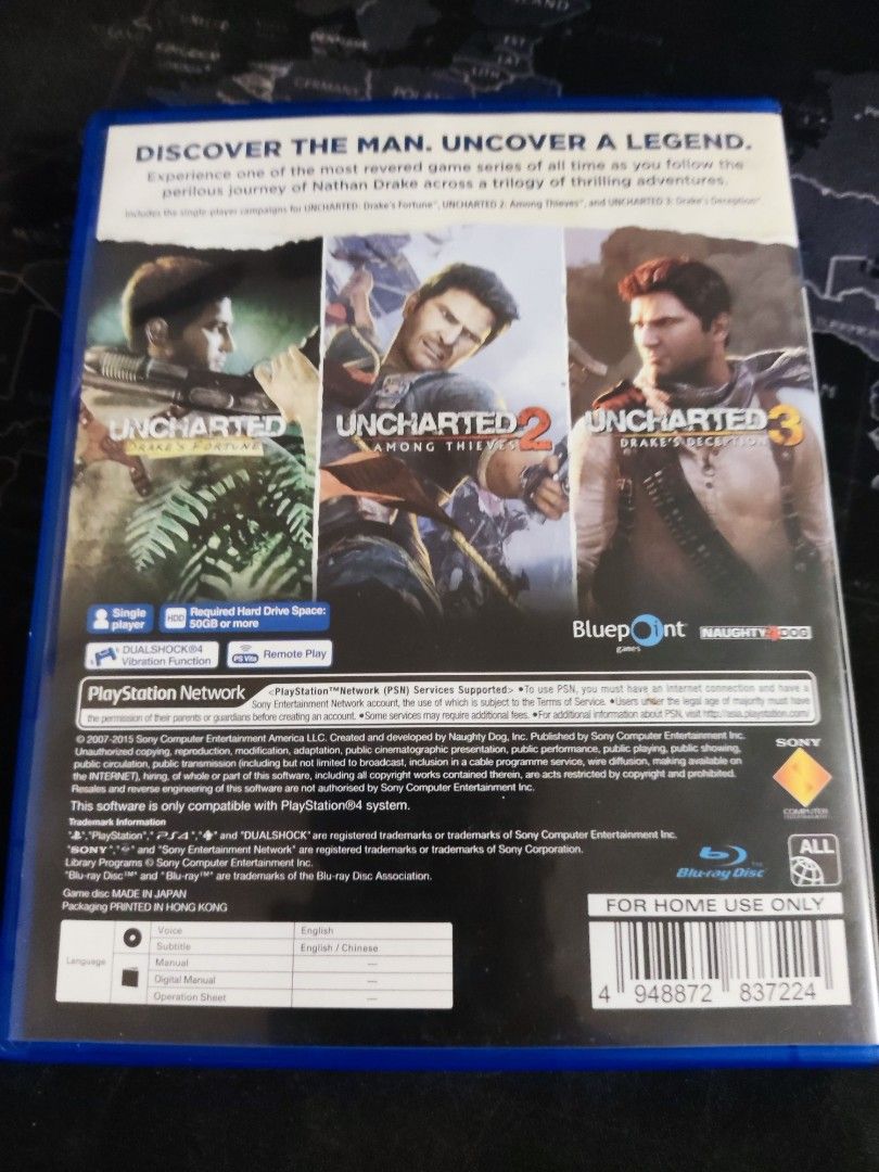 Uncharted 123 ps4 discount