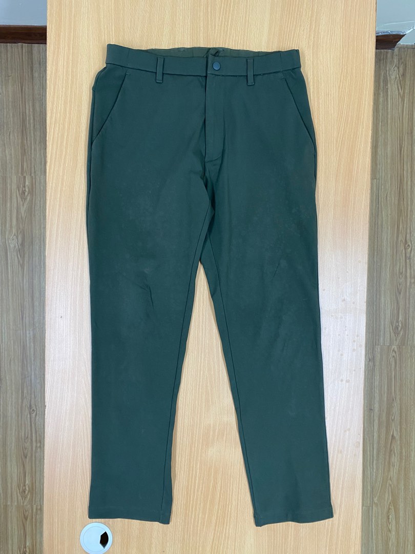 Uniqlo Army Green Smart Ankle Pants on Carousell