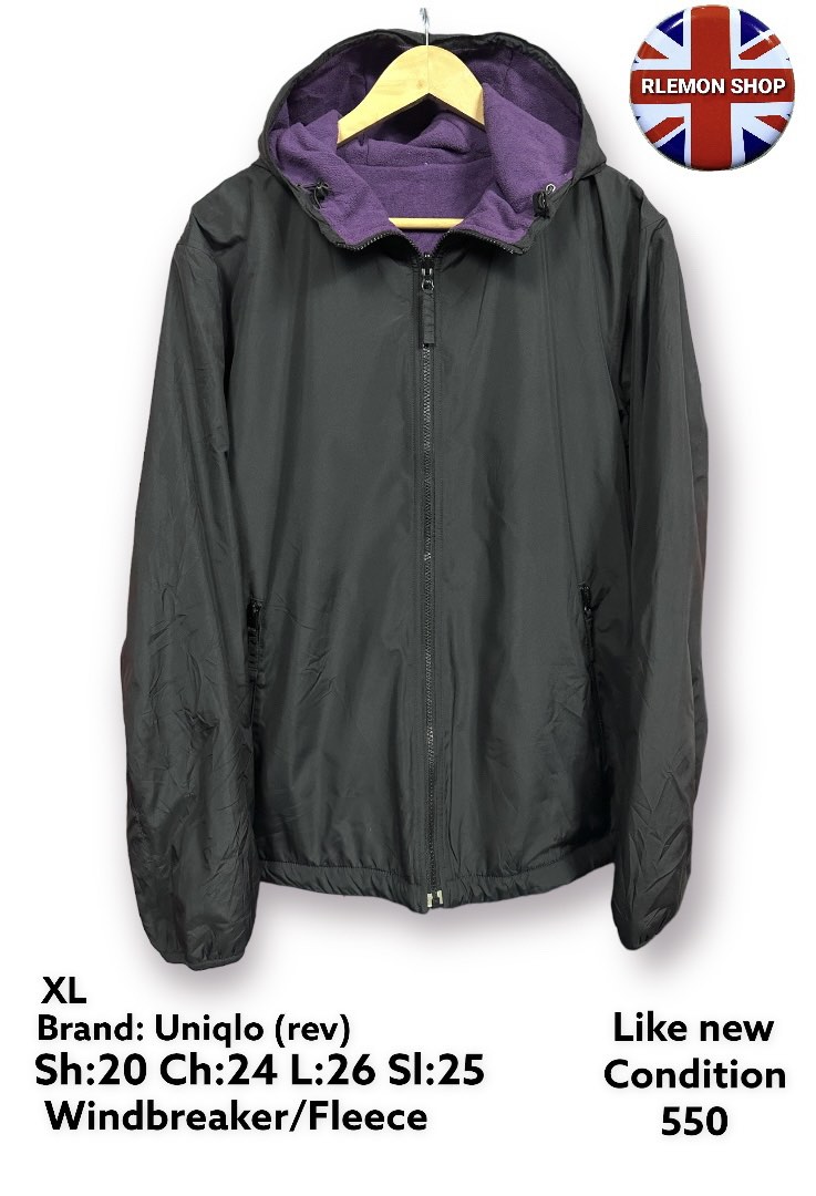 Uniqlo Reversible Jacket, Men's Fashion, Coats, Jackets and Outerwear ...