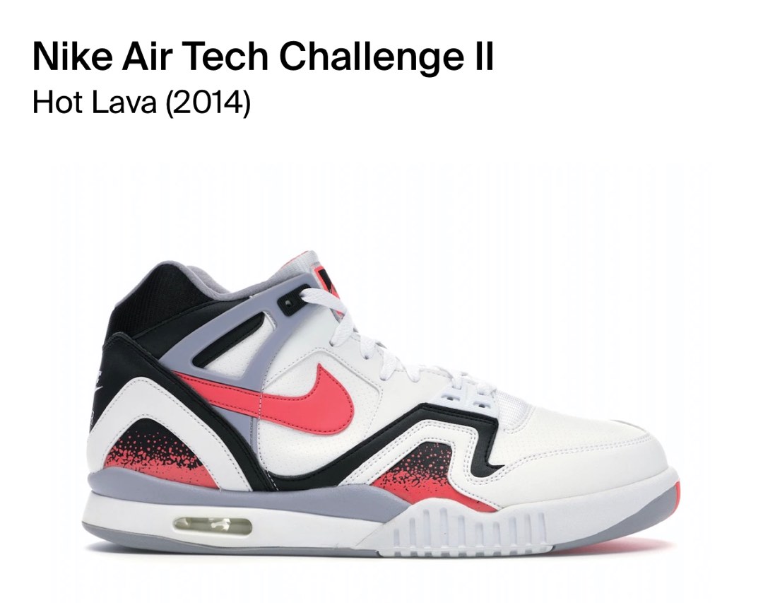 US12 Nike Air Tech Challenge 2 Agassi Men s Fashion Footwear