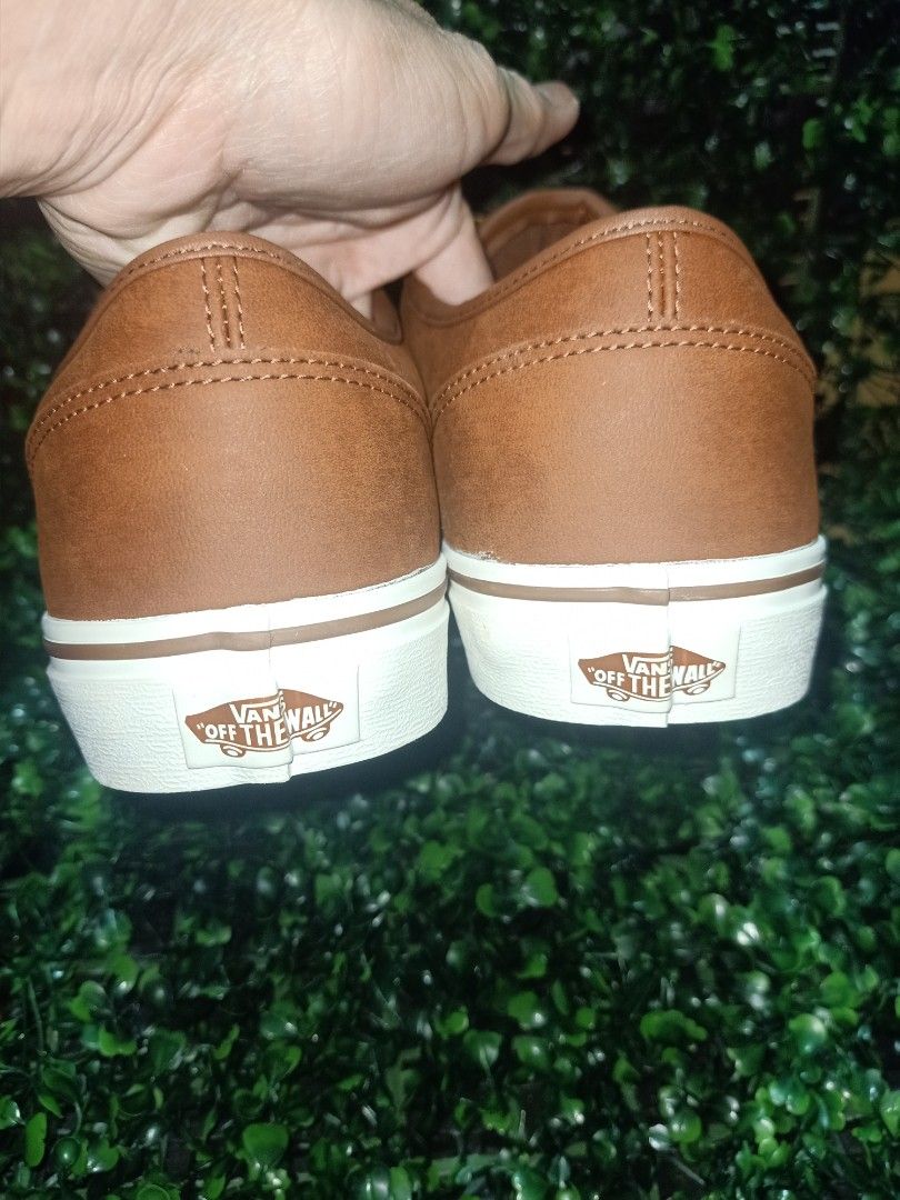 Vans atwood leather brown discount