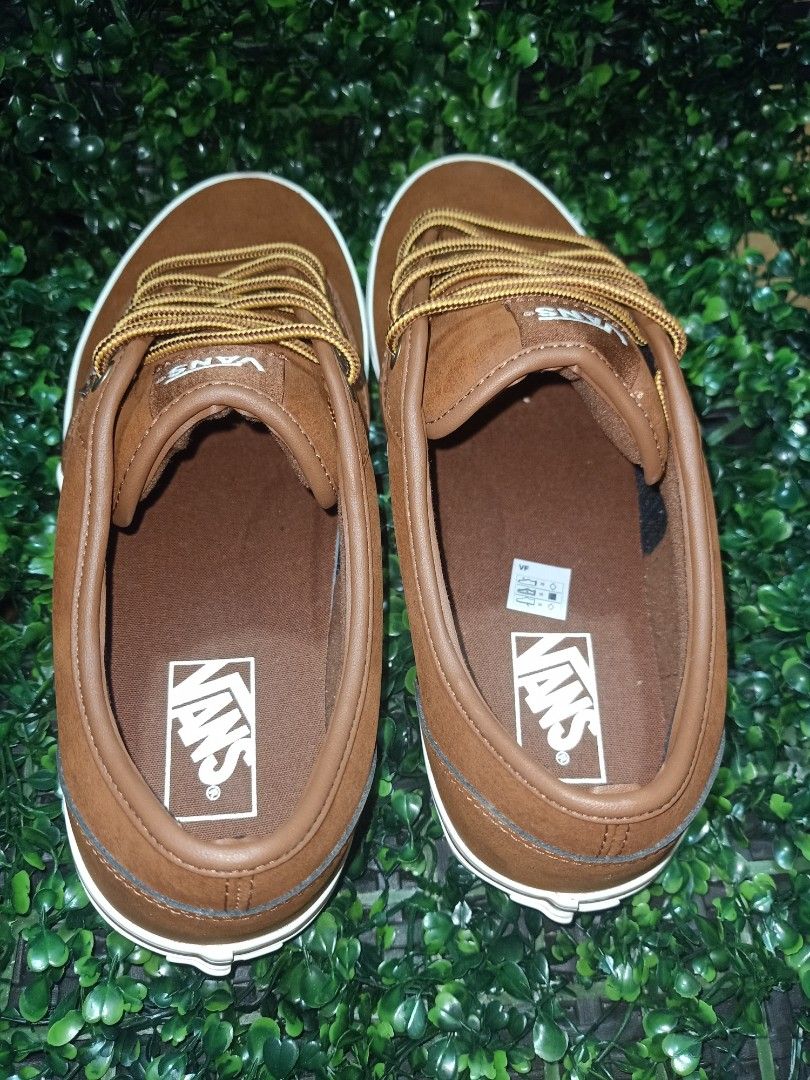 Vans Atwood Leather Brown Marshmallow eur43 cm28 Men s Fashion